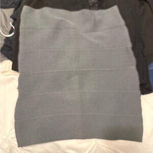 Elegant Gray Women's Skirt